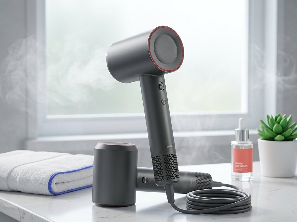 VESSO™ AirFlow Pro — Sèche-Cheveux Haute Performance Anti-Frisottis